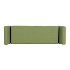 Panca contenitore HomePop Modern Sherpa con gambe in legno