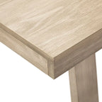 Ensemble table de salle à manger et bancs classiques Plank and Beam 72