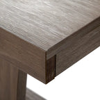 Ensemble table de salle à manger et bancs classiques Plank and Beam 72