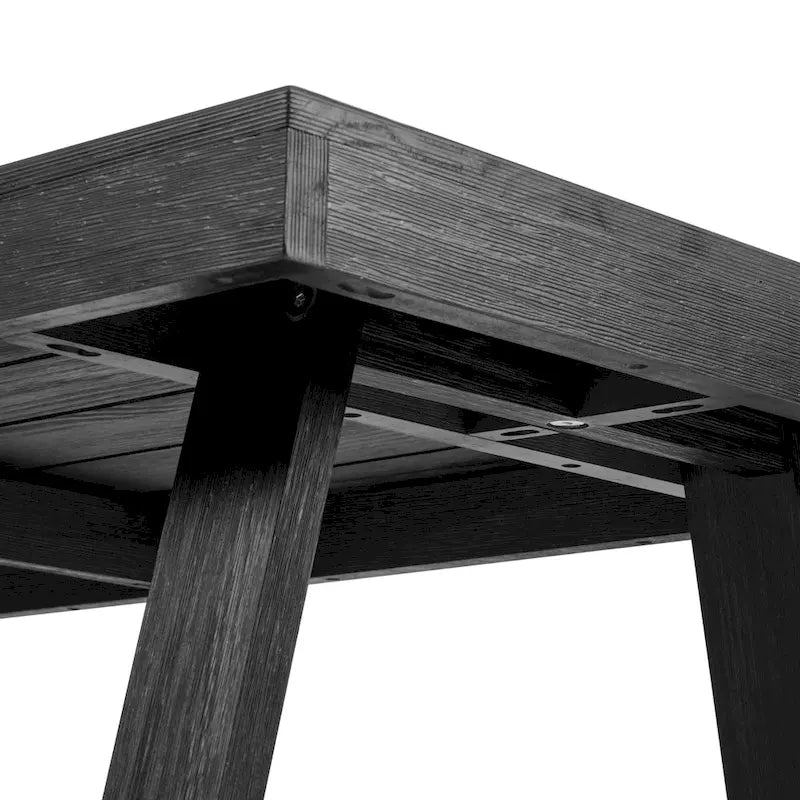 Ensemble table de salle à manger et bancs classiques Plank and Beam 72