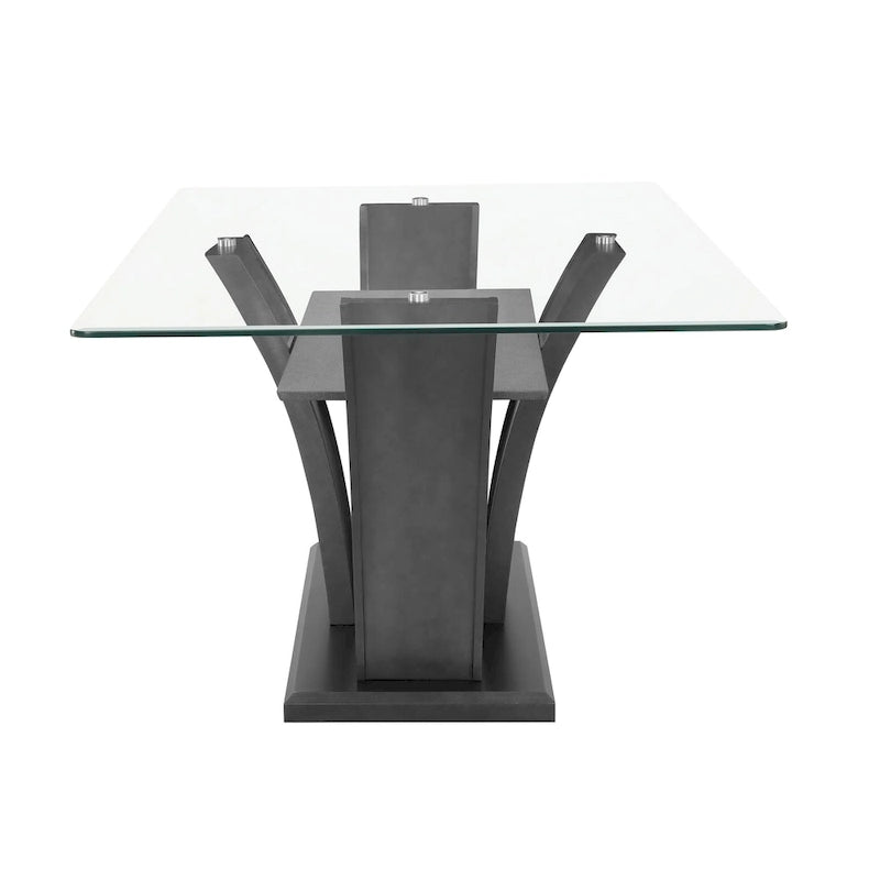 Set da pranzo in vetro moderno Janna Dove