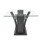 Set da pranzo in vetro moderno Janna Dove