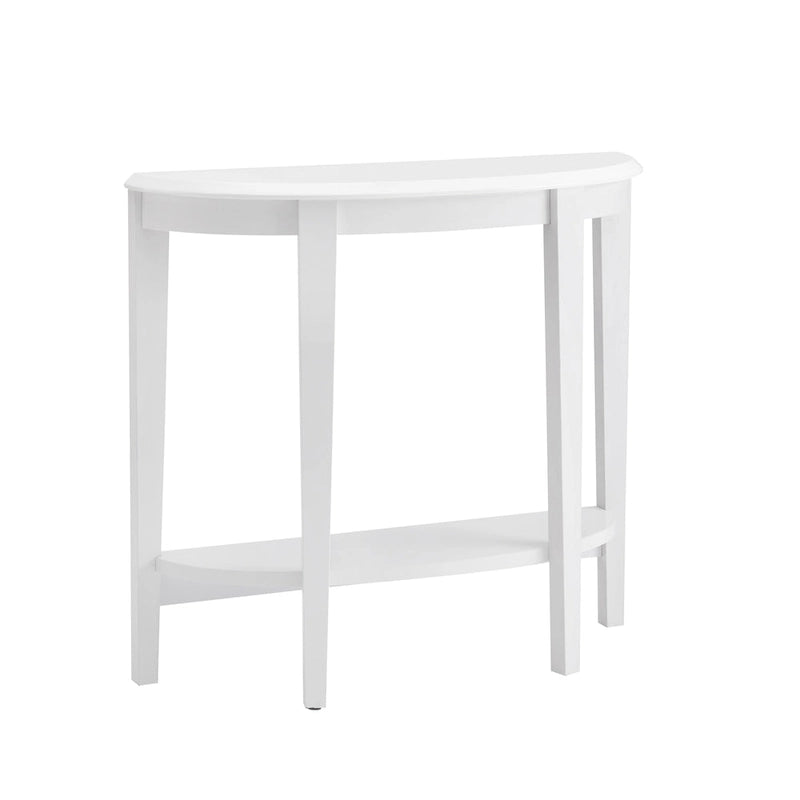 DH BASIC Tavolo Consolle Mezzaluna Decorativo a 1 Ripiano Marrone Contemporaneo di Denhour