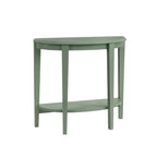 DH BASIC Tavolo Consolle Mezzaluna Decorativo a 1 Ripiano Marrone Contemporaneo di Denhour
