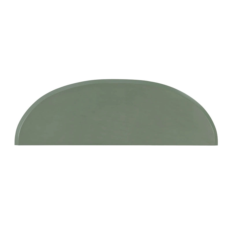 DH BASIC Tavolo Consolle Mezzaluna Decorativo a 1 Ripiano Marrone Contemporaneo di Denhour