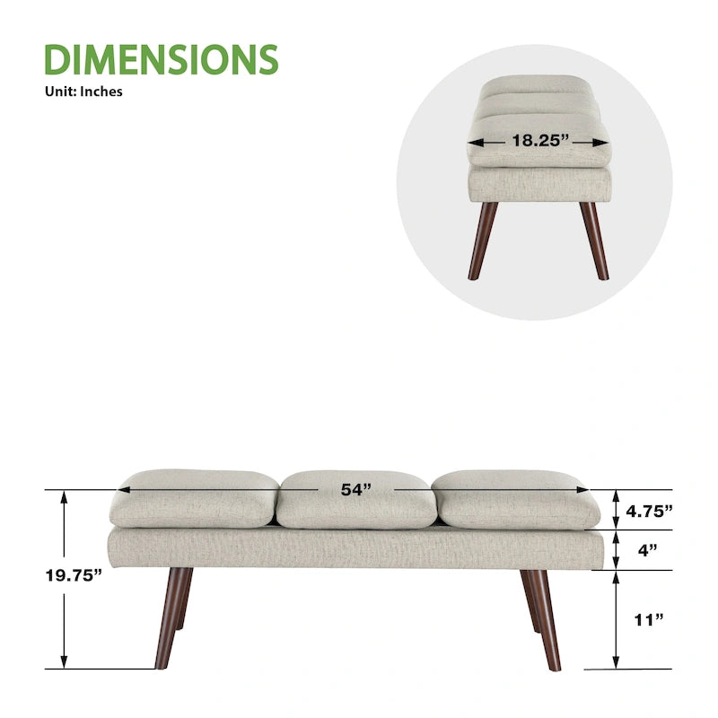 Panca Mid-Century Amanda 54