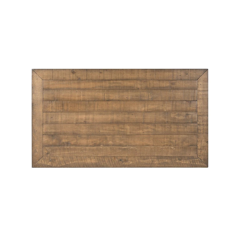 The Gray Barn Downington Table Basse à 2 Tiroirs en Bois Massif