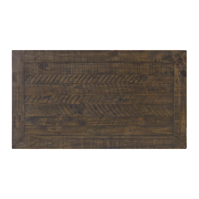 The Gray Barn Downington Table Basse à 2 Tiroirs en Bois Massif