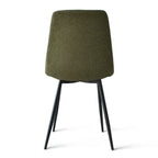 Chaises de salle à manger modernes en tissu (lot de 4) - 34x18x18