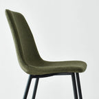 Chaises de salle à manger modernes en tissu (lot de 4) - 34x18x18