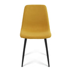 Chaises de salle à manger modernes en tissu (lot de 4) - 34x18x18