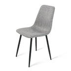 Chaises de salle à manger modernes en tissu (lot de 4) - 34x18x18