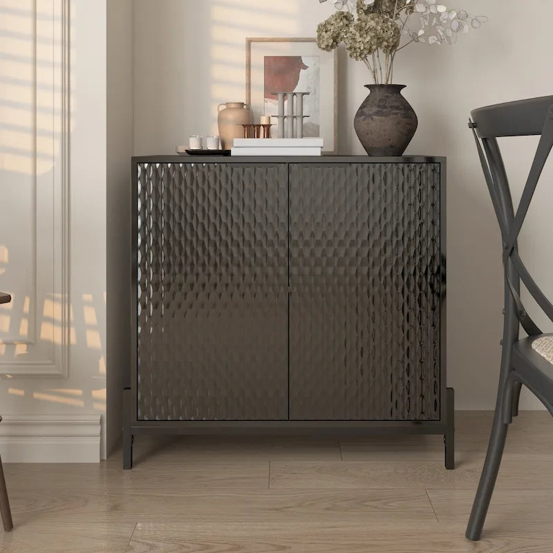 Clihome Buffet Commode de Rangement Moderne Brillant