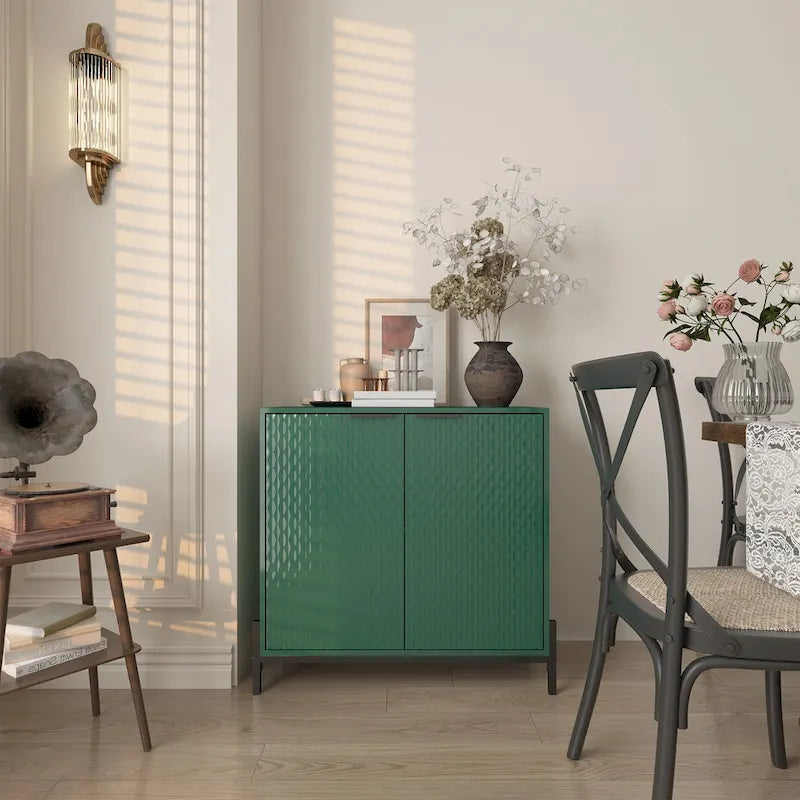 Clihome Buffet Commode de Rangement Moderne Brillant