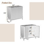 Clihome Buffet Commode de Rangement Moderne Brillant