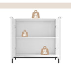 Clihome Buffet Commode de Rangement Moderne Brillant