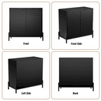 Clihome Buffet Commode de Rangement Moderne Brillant
