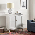 Pallantium 34Tall-2 Mobiletto d'Appoggio in Stile Rustico con 2 Ante di HULALA HOME