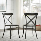 Chaises de salle à manger en métal Pompey (Lot de 2) par iNSPIRE Q Classic
