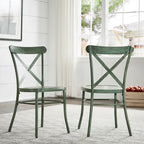 Chaises de salle à manger en métal Pompey (Lot de 2) par iNSPIRE Q Classic