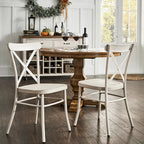 Chaises de salle à manger en métal Pompey (Lot de 2) par iNSPIRE Q Classic