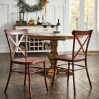 Chaises de salle à manger en métal Pompey (Lot de 2) par iNSPIRE Q Classic