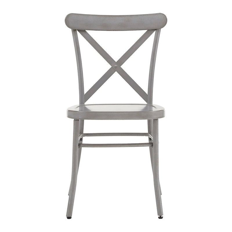 Chaises de salle à manger en métal Pompey (Lot de 2) par iNSPIRE Q Classic