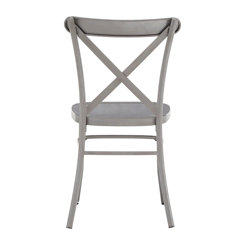 Chaises de salle à manger en métal Pompey (Lot de 2) par iNSPIRE Q Classic