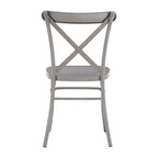Chaises de salle à manger en métal Pompey (Lot de 2) par iNSPIRE Q Classic