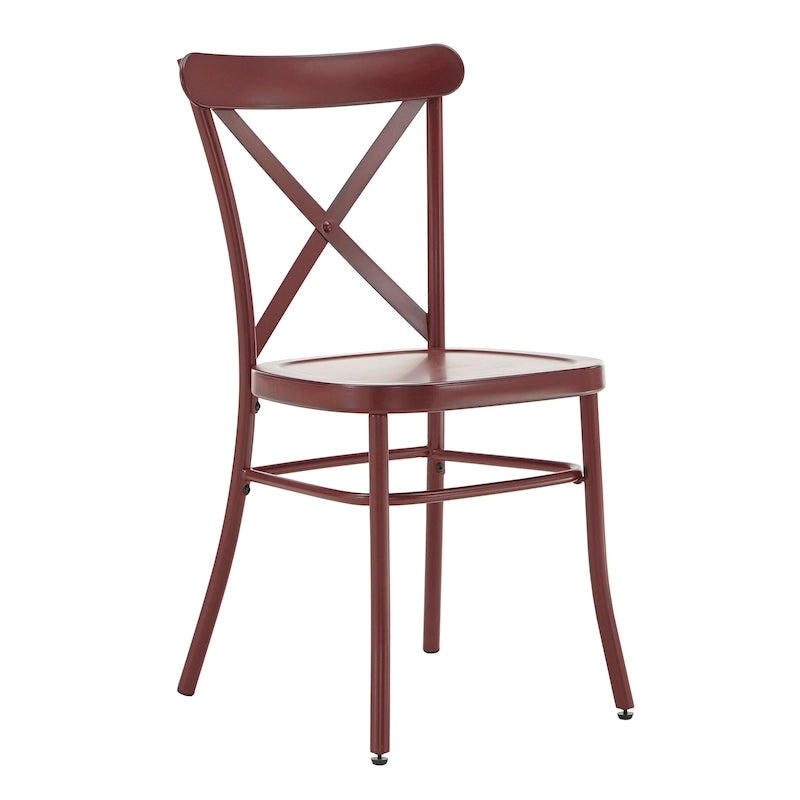 Chaises de salle à manger en métal Pompey (Lot de 2) par iNSPIRE Q Classic