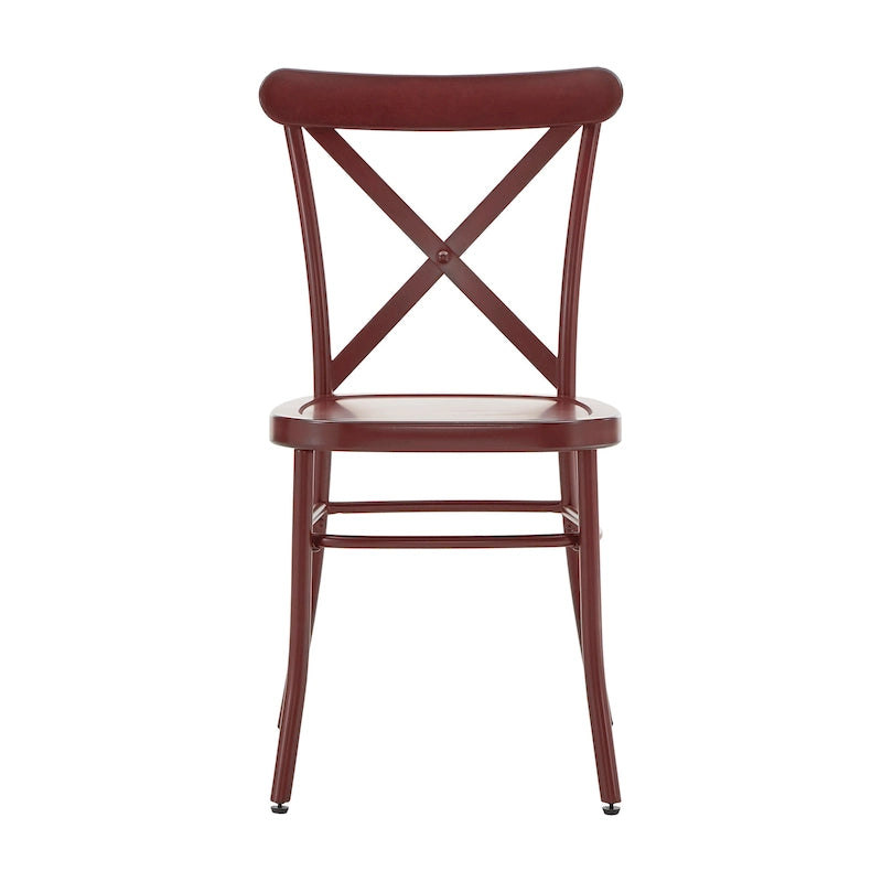 Chaises de salle à manger en métal Pompey (Lot de 2) par iNSPIRE Q Classic