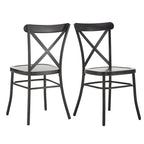 Chaises de salle à manger en métal Pompey (Lot de 2) par iNSPIRE Q Classic