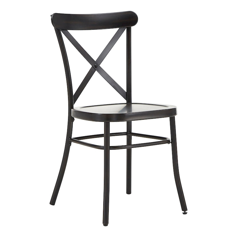 Chaises de salle à manger en métal Pompey (Lot de 2) par iNSPIRE Q Classic