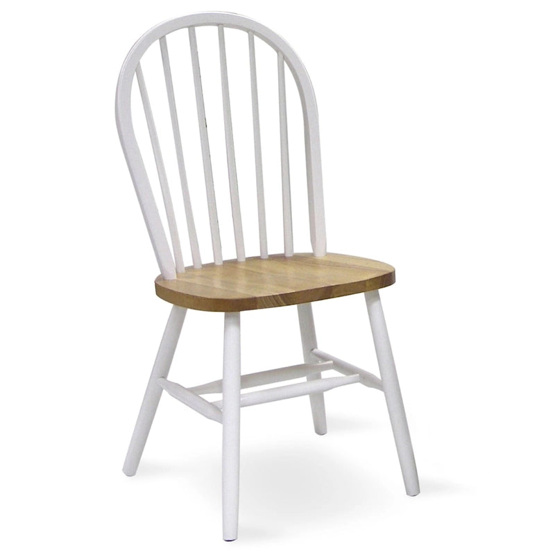 Chaise de salle à manger à dossier fuseau Windsor en bois massif International Concepts