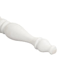 Set da 6 pezzi con tavolo con gambe Magnolia Manor Antico Bianco Effetto Legno Invecchiato