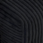Canapé modulable 180 Leathaire avec pouf et revêtement en tissu Leathaire