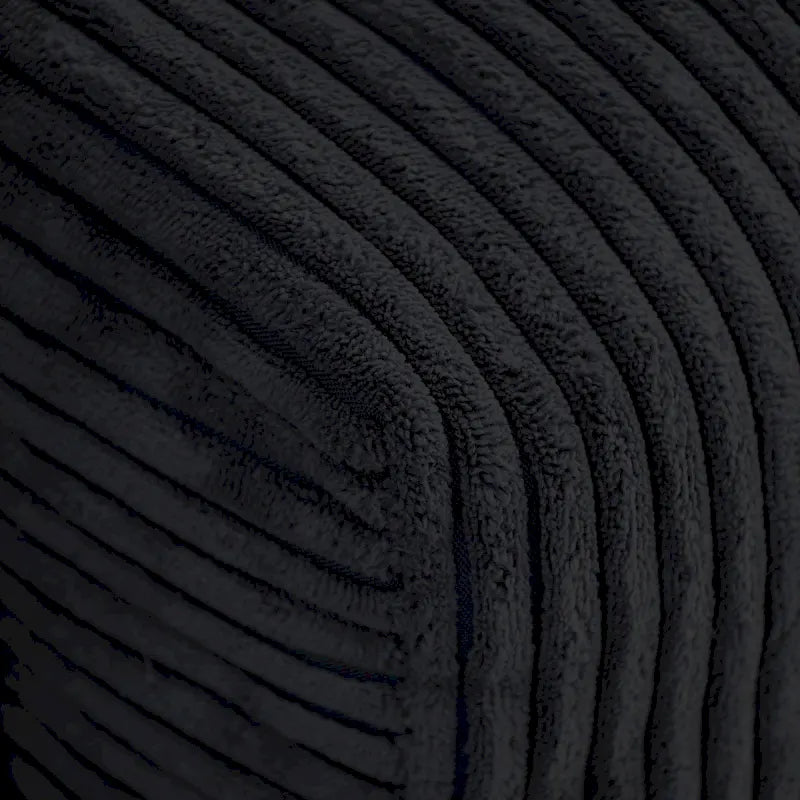 Canapé modulable 180 Leathaire avec pouf et revêtement en tissu Leathaire