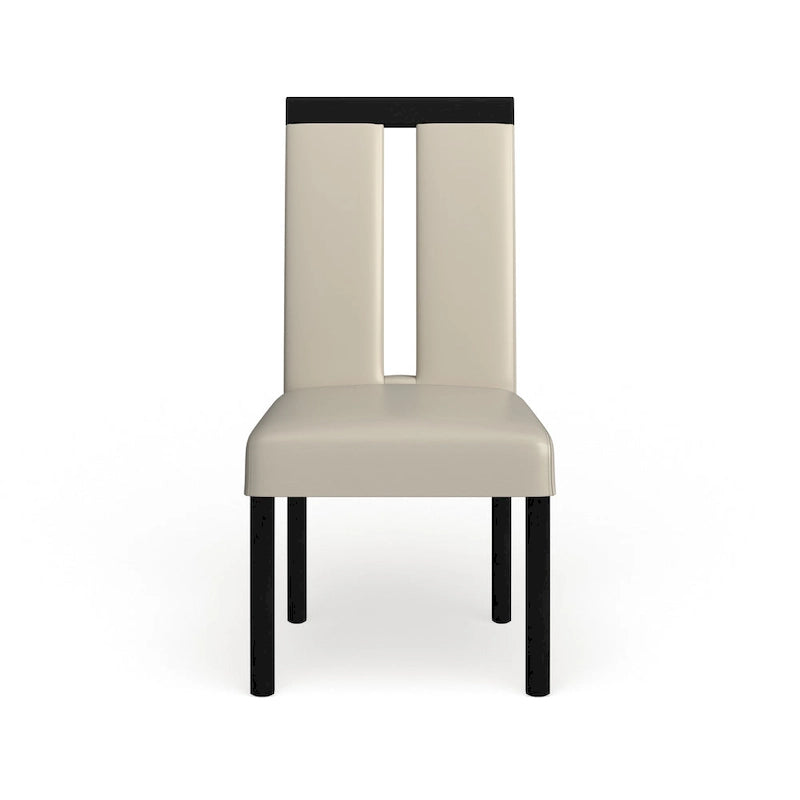 Sedie da pranzo imbottite Lumina Modern White (set da 2) di Furniture of America