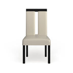 Sedie da pranzo imbottite Lumina Modern White (set da 2) di Furniture of America