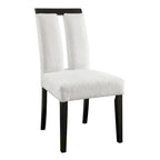 Sedie da pranzo imbottite Lumina Modern White (set da 2) di Furniture of America