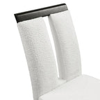 Sedie da pranzo imbottite Lumina Modern White (set da 2) di Furniture of America