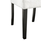 Sedie da pranzo imbottite Lumina Modern White (set da 2) di Furniture of America