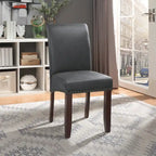 Sedia Copper Grove Five Bridge Eco Parsons in similpelle con borchie