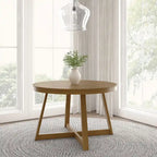 Tavolo da pranzo rotondo in legno massello Plank and Beam Classic - 47
