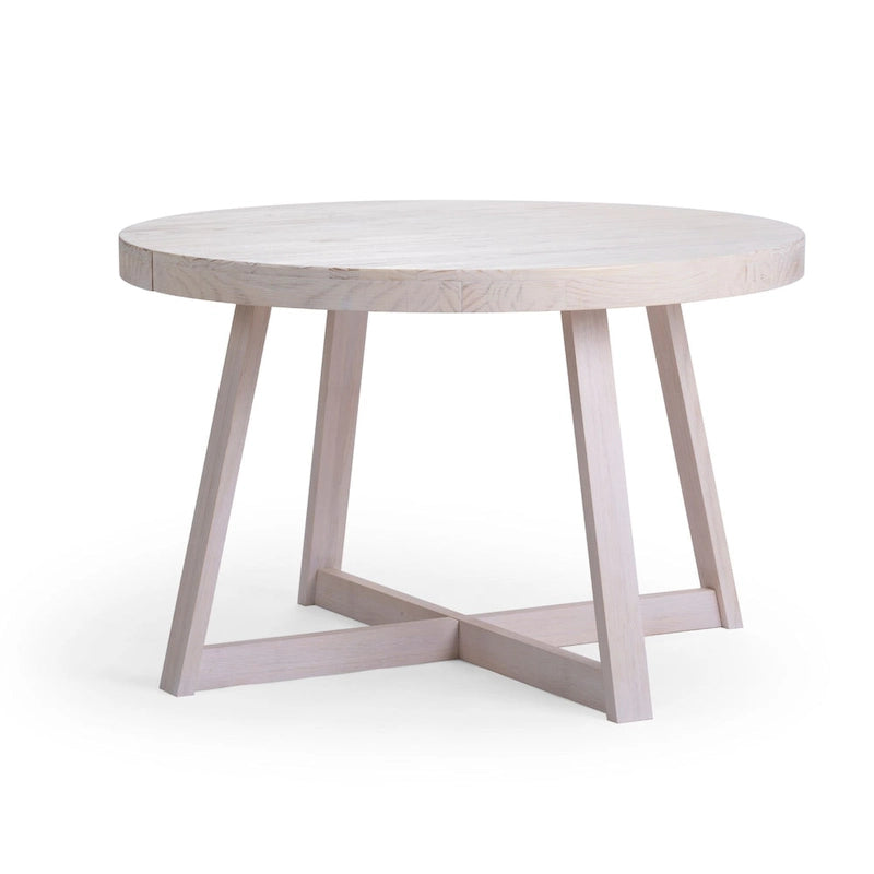 Tavolo da pranzo rotondo in legno massello Plank and Beam Classic - 47