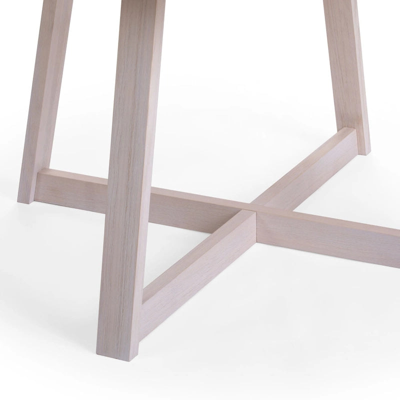 Tavolo da pranzo rotondo in legno massello Plank and Beam Classic - 47
