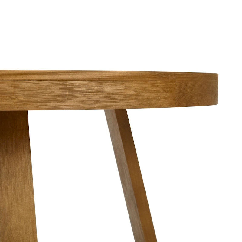 Tavolo da pranzo rotondo in legno massello Plank and Beam Classic - 47