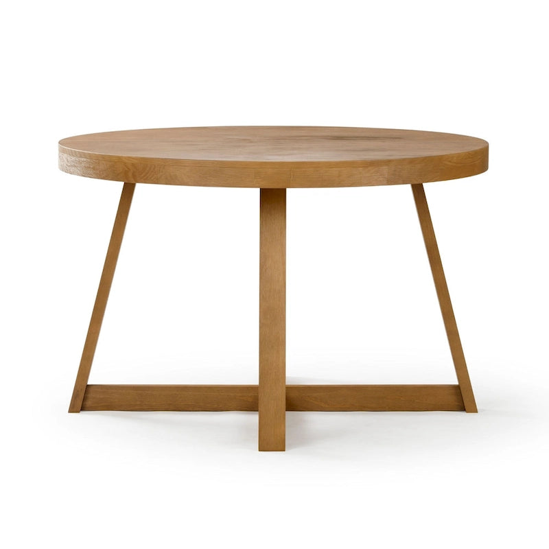 Tavolo da pranzo rotondo in legno massello Plank and Beam Classic - 47