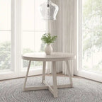 Tavolo da pranzo rotondo in legno massello Plank and Beam Classic - 47