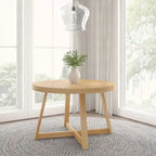 Tavolo da pranzo rotondo in legno massello Plank and Beam Classic - 47